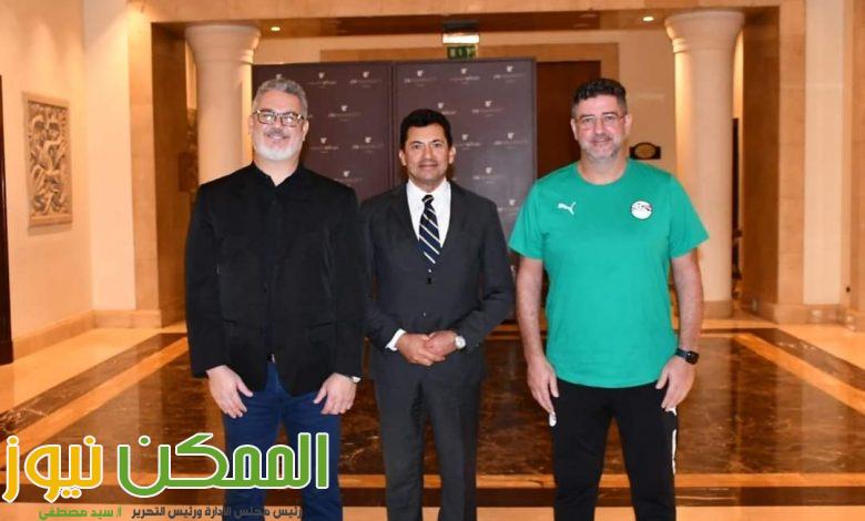 وزير الرياضة يُشيد بالأداء والمتميز للمنتخبين الاول والاوليمبى خلال مباراتهما الودية 1 IMG 20231017 WA0000