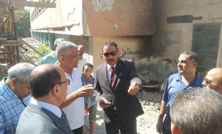 مدير تعليم الجيزة يتابع اخر التجديدات بمدرسة مصطفى كامل ببولاق الدكرور 3 IMG 20231017 WA0184