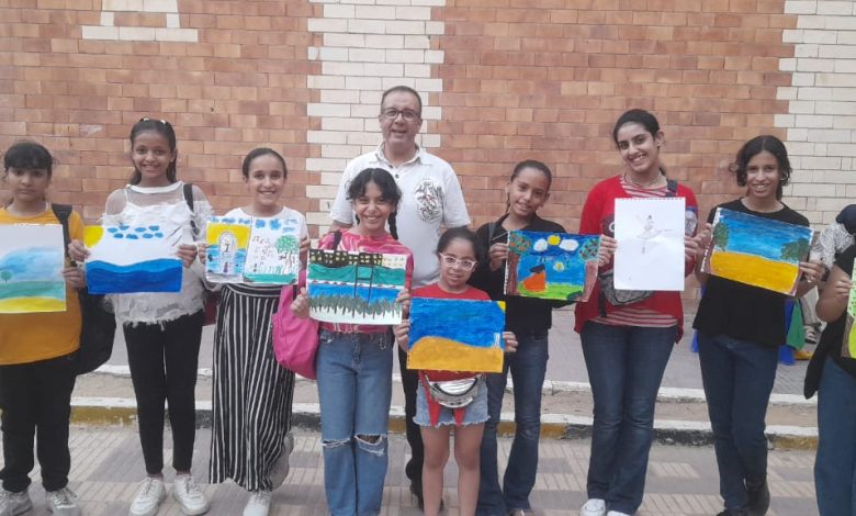 اطلاق فعاليات الورش الفنية للنشء بمحافظتي الإسكندرية والغربية 3 IMG 20231018 WA0228