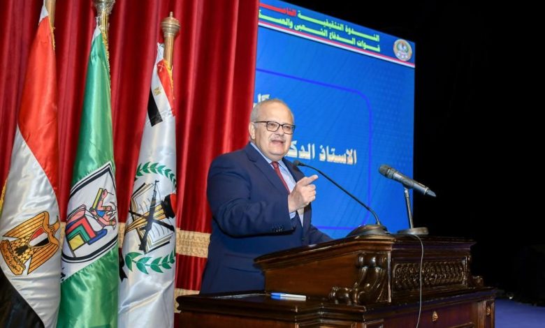 احتفالية كبرى بجامعة القاهرة باليوبيل الذهبى لانتصارات أكتوبر 6 IMG 20231020 WA0053