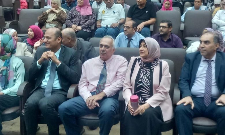 صيدلة حلوان تعرض إنجازات العام الماضي في مؤتمرها السنوي 3 IMG 20231024 WA0145