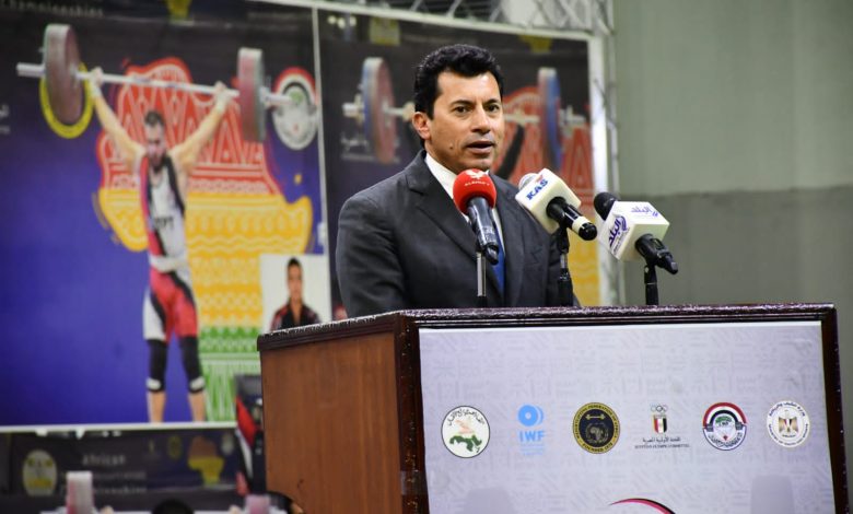 وزير الرياضة يشهد حفل افتتاح ثلاثة بطولات لرفع الأثقال علي المستوي الإفريقي والآسيوي والعربي 7 IMG 20231026 WA0136