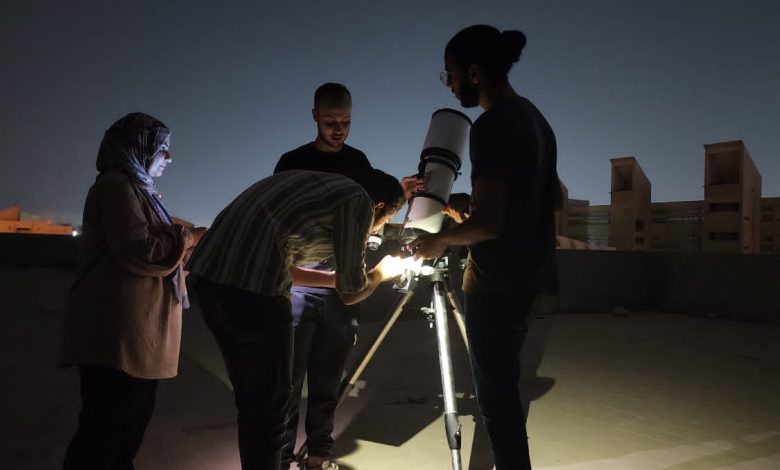 مركز الطقس الفضائي بجامعة حلوان يرصد ظاهرة خسوف القمر 1 IMG 20231029 WA0105