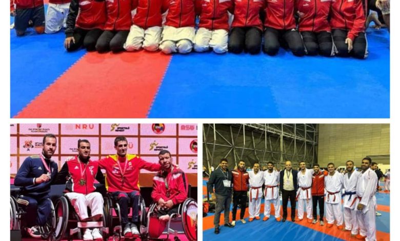 وزير الرياضة يشيد بأبطال الكاراتيه بعد تصدر الترتيب لذوي الهمم و الثاني للكبار 1 IMG 20231030 WA0093