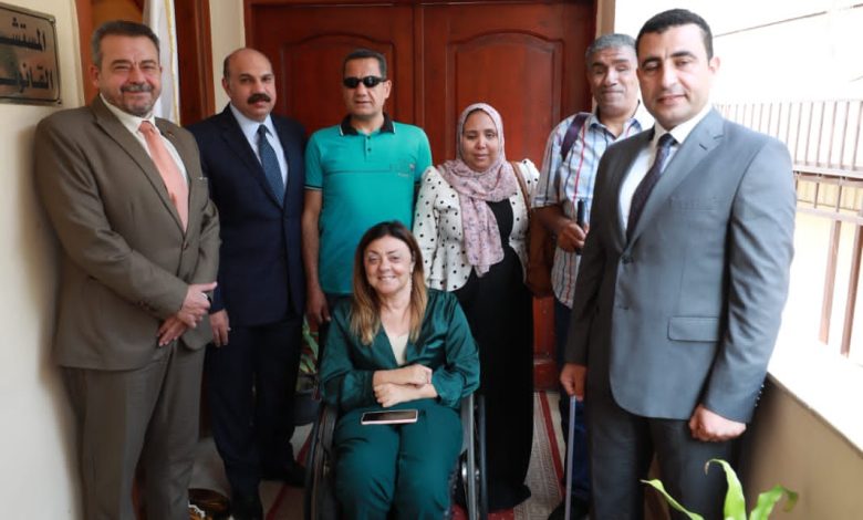 القومي للإعاقة يبحث الإتاحة للإعاقة البصرية والسمعية في الانتخابات الرئاسية 5 IMG 20231031 WA0174