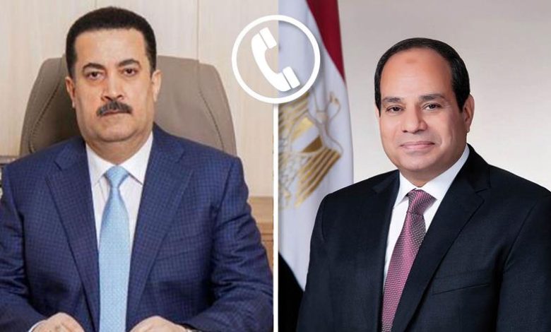 الرئيس عبد الفتاح السيسي يتلقى اتصالا هاتفيا من محمد شياع السوداني، رئيس وزراء العراق 1 رئيس الوزراء العراقي محمد الشايعjpg