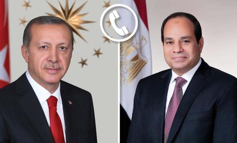الرئيس عبد الفتاح السيسي يتلقى اتصالًا هاتفيًا من الرئيس التركي 1 رجب طيب أردوغان رئيس تركياjpgjpg