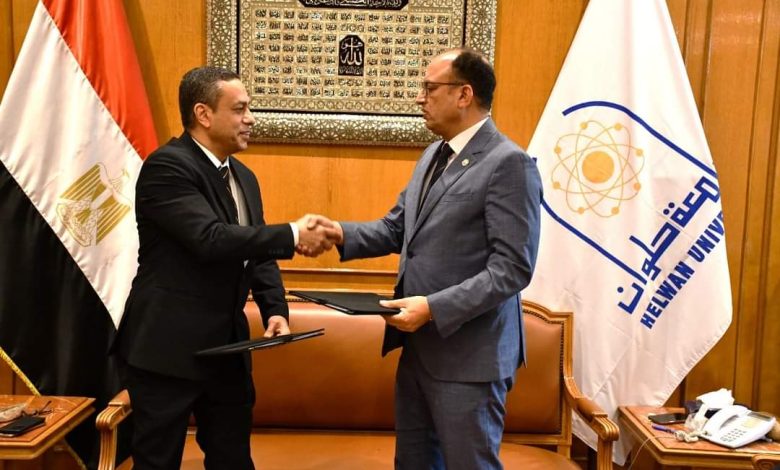 بروتوكول تعاون بين جامعة حلوان ومعهد اللغات للقوات المسلحة لتقديم برامج تعليمية في مجال اللغات 4 FB IMG 1699544498484