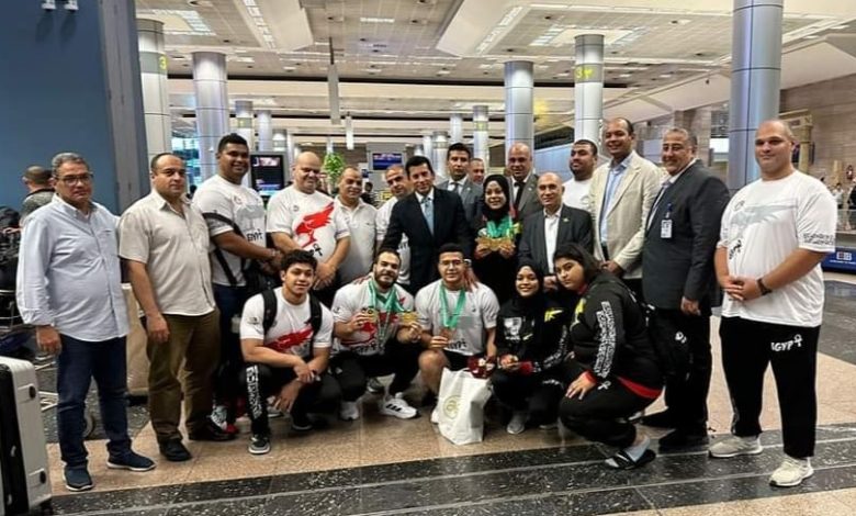 صرف دعم مالي لبعثة رفع الأثقال للكبار بعد إنجاز بطولة العالم بالسعودية 1 IMG 20231103 WA0206