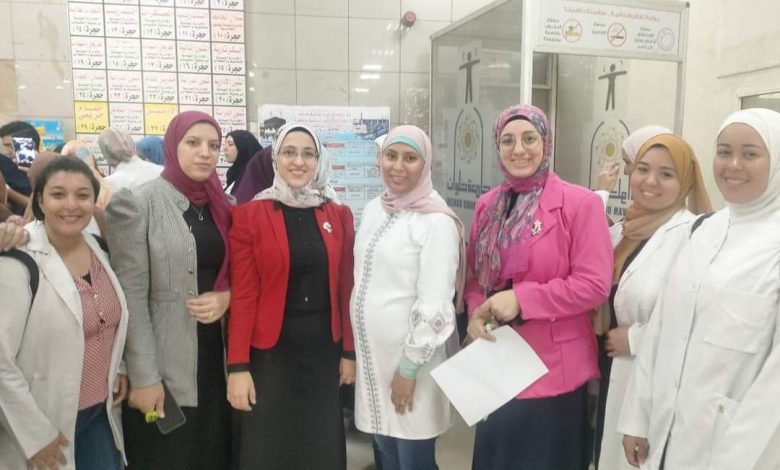 تمريض حلوان تنظم قافلة للتوعية بالاكتشاف المبكر لسكر الحمل 3 IMG 20231105 WA0109