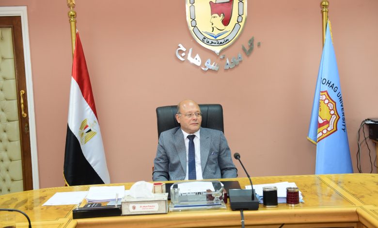 إطلاق منصة إلكترونية جديدة بجامعة سوهاج لتدريب الطلاب وتوفير فرص عمل 1 IMG 20231109 WA0119