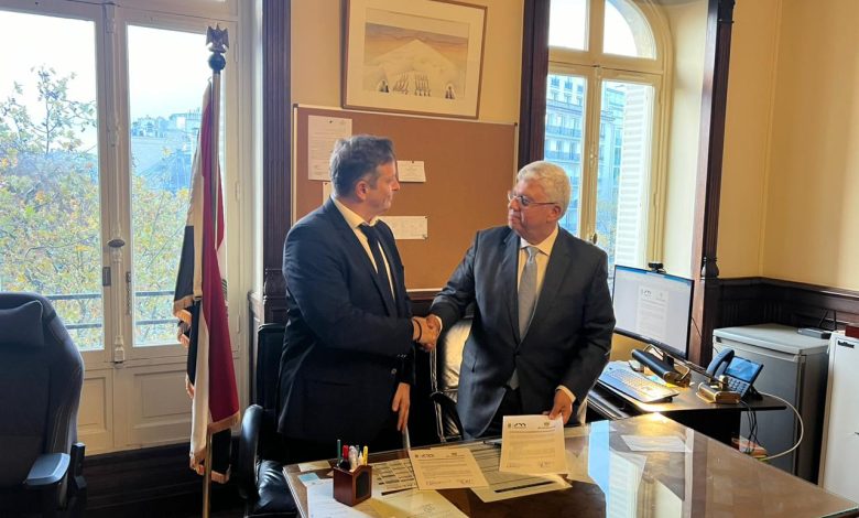 اتفاقية إطارية نواة لتحالفات جامعات البحر المتوسط مع وفد جامعة ليون الفرنسية بباريس 4 IMG 20231111 WA0071