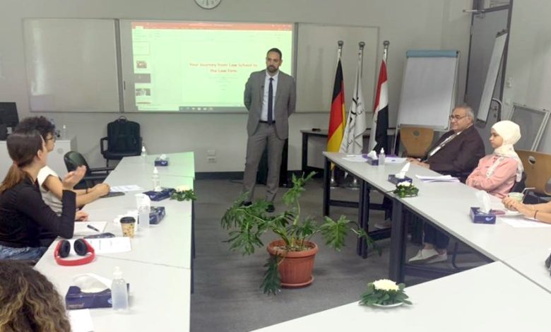 للعام السابع : برنامج تدريبي مكثف لطلاب حقوق الألمانية بالقاهرة 3 IMG 20231113 WA0137