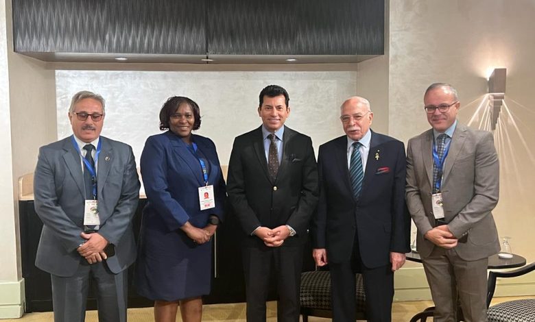 وزير الشباب والرياضة يلتقي اعضاء مجلس ادارة الاتحاد الافريقي للرياضات الجامعية FASU 1 IMG 20231125 WA0046