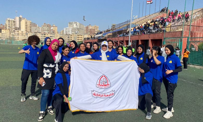 مراكز متقدمة لجامعة الزقازيق فى اللقاء الرياضي لأولمبياد الفتاة الجامعية بالإسكندرية 2 IMG 20231127 WA0146
