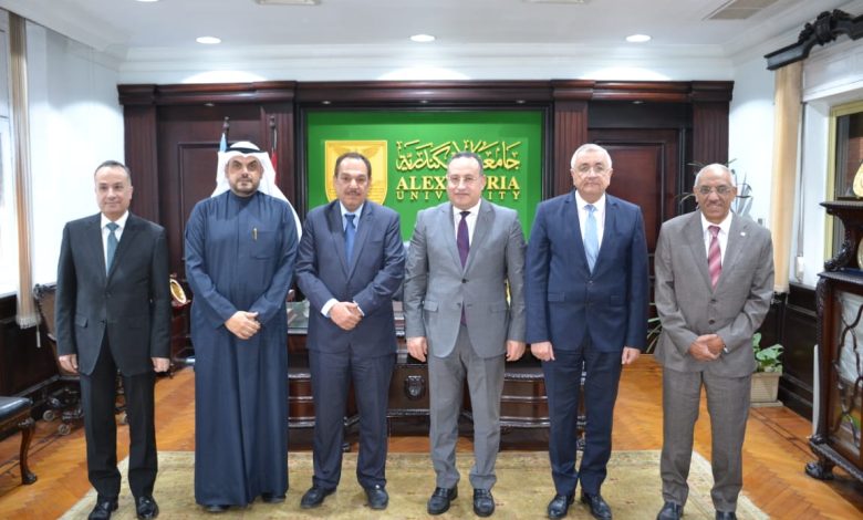 رئيس جامعة الإسكندرية يستقبل سفير دولة الكويت 1 IMG 20231127 WA0176