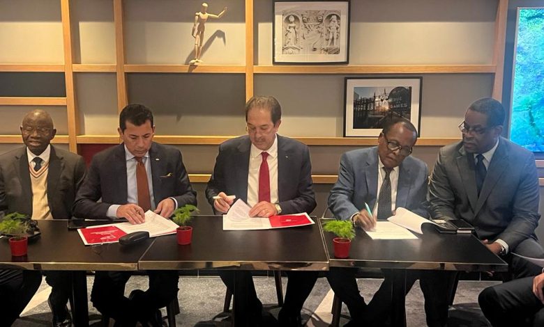 إتفاقية بين وزيري الرياضة ورئيس الأنوكا لاستضافة مصر دورة الألعاب الأفريقية 8 IMG 20231209 WA0097