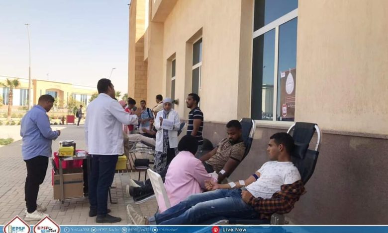 طلاب جامعة بنى سويف ينظمون حملة للتبرع بالدم 4 IMG 20231211 WA0030