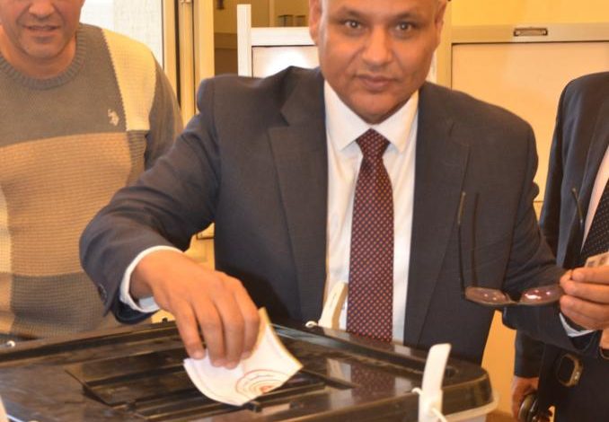 رئيس أكاديمية البحث العلمي يدلي بصوته في الانتخابات الرئاسية 2023 2 IMG 20231211 WA0178