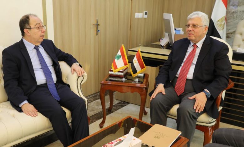 وزير التعليم العالي يستقبل السفير اللبنانى بالقاهرة لبحث أوجه التعاون بين الجانبين 4 IMG 20231215 WA0117 1