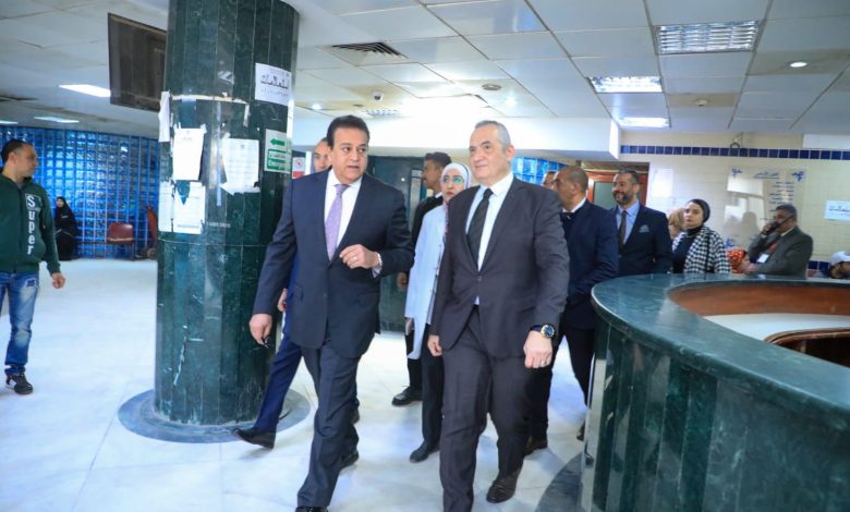 وزير الصحة يتفقد معدلات الإنجاز بمشروع تطوير المعهد القومي للجهاز الحركي العصبي 1 IMG 20231217 WA0108