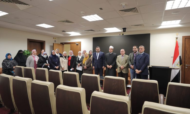 دور الأسرة لتحقيق السلام الأسري والاجتماعي ندوة بتكافؤ الفرص بالتعليم العالي 2 IMG 20240115 WA0112