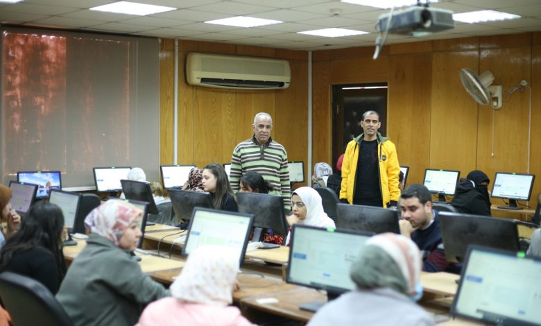 مركز التحول الرقمي بجامعة جنوب الوادي يجري اختبارات ل126 باحثاً 1 IMG 20240115 WA0130