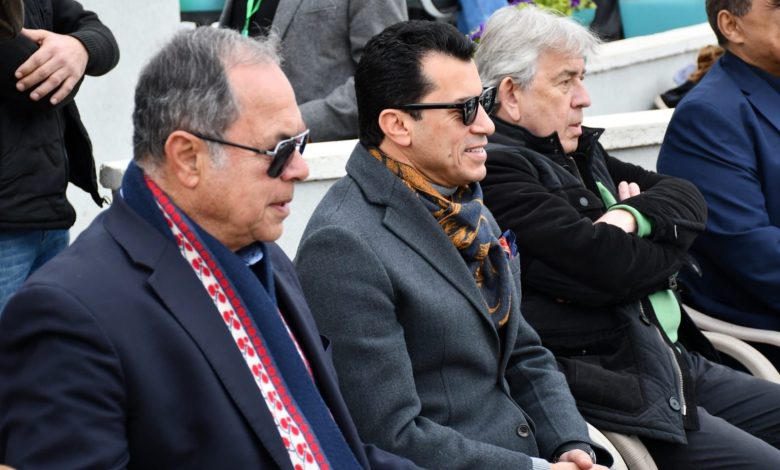 وزير الشباب والرياضة يشهد مباراة مصر والإكوادور في كأس ديفيز للتنس 3 IMG 20240202 WA0129