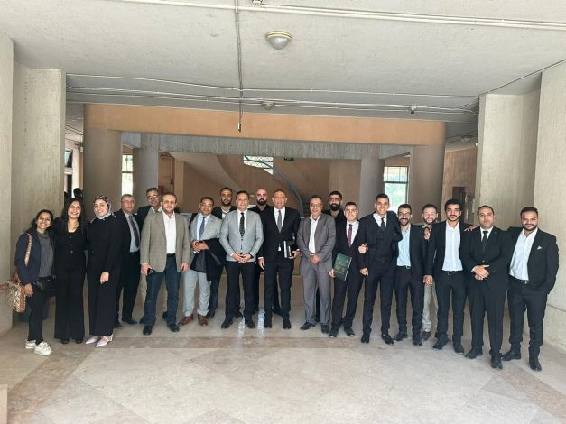 طلاب هندسة مطرية حلوان ينفذون مشروع تطبيق تكنولوجيا النمذجة المعلوماتية للبناء 1 IMG 20240214 WA0230