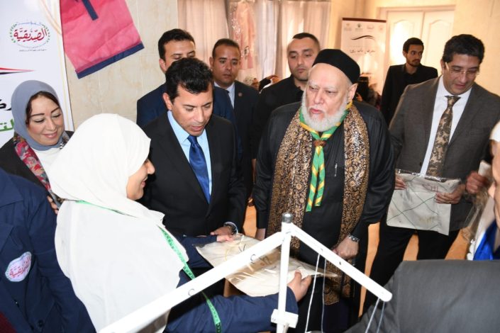 وزير الشباب والرياضة يفتتح مركز شباب واحة المنتجين بالسادس من اكتوبر 5 IMG 20240217 WA0222