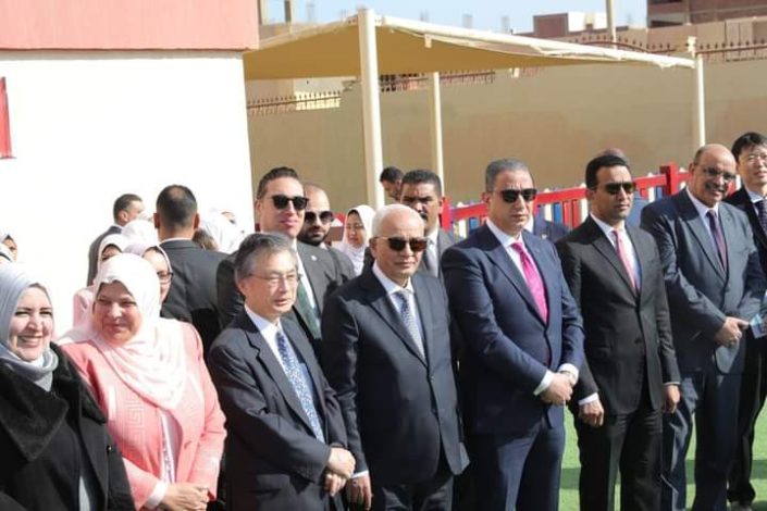 ملتقى ثقافى بين الطلاب المصريين واليابانيين بالمدرسة المصرية اليابانية بالفيوم 3 IMG 20240219 WA0071