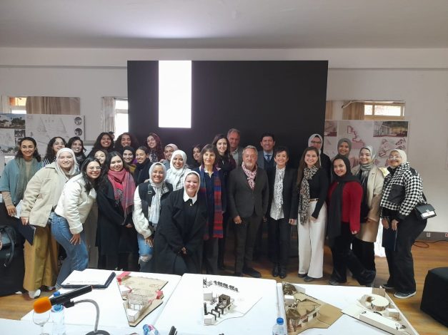 طالبات الألمانية بالقاهرة يشاركن في تصميم منشأت النادى السويسرى 1 IMG 20240219 WA0156