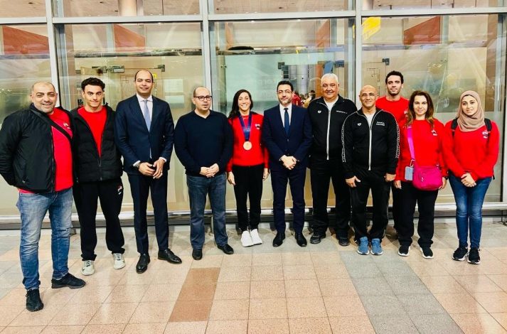 بعد انجازها التاريخي ببطولة العالم... استقبال رسمي من وزارة الرياضة واللجنة الأولمبية لبعثة منتخب السباح 3 IMG 20240219 WA0187