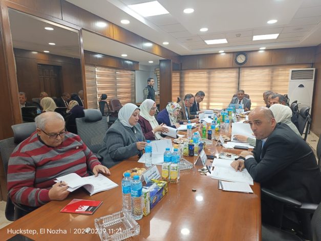 انعقاد مجلس هيئة الاستشعار من البُعد وعلوم الفضاء لمناقشة نجاح اول صورة من الفضاء 1 IMG 20240221 WA0066