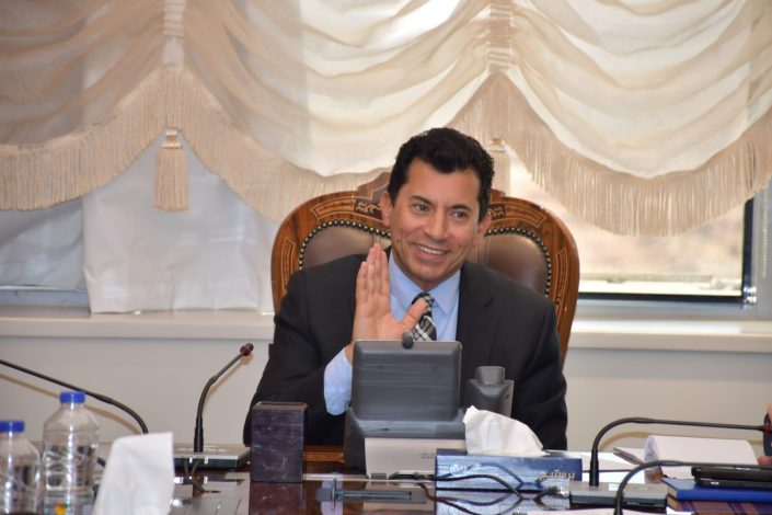 وزير الشباب والرياضة يتواصل مع وزير التعليم العالي ورئيس جامعة الإسكندرية للإطمئنان علي أحمد رفعت وتوفير الإمكانيات الطبية 1 IMG 20240311 WA0119