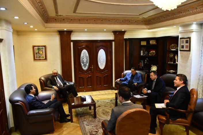 وزير الشباب والرياضة يلتقي الأمين العام للمنظمة الكشفية العربية 3 IMG 20240401 WA0138