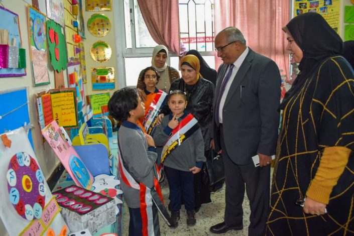 عبد التواب" يشهد طابور الصباح بمدرسة المهندس على سليمان الابتدائية 3 IMG 20240402 WA0146