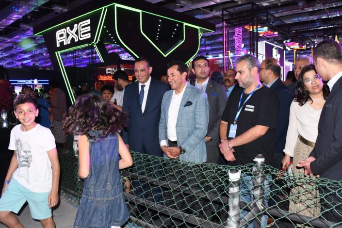 وزير الرياضة يشهد معرض ومهرجان أنسومينا للألعاب الإلكترونية 5 IMG 20240426 WA0021