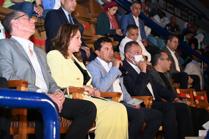 وزير الشباب والرياضة يشهد افتتاح بطولة الأندية الأفريقية لسيدات الطائرة 6 IMG 20240426 WA0099