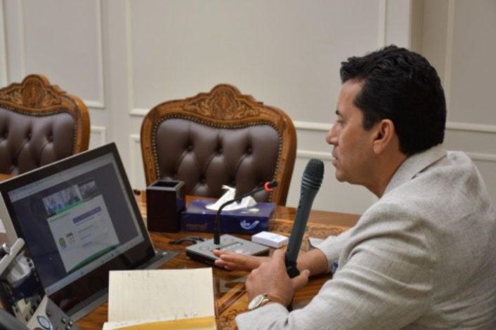 وزير الرياضة يشهد اجتماع تنسيقي مع الإتحاد الأفريقي ضمن الاستعدادات لنهائي أفريقيا بين الأهلى والترجي 3 img 20240524 wa0063