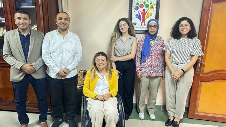 ايمان كريم تستقبل مسؤولي منظمة الأمم المتحدة للطفولة (اليونيسيف) 1 almomken.com jW8OUT1y