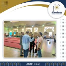 الأعلى للجامعات يتفقد اختبارات القدرات بكلية التربية الرياضية بنين