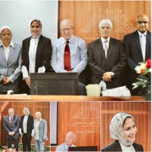 الباحثة ايمان شحاتة تحصل علي الدكتوراه في فلسفة المواد 