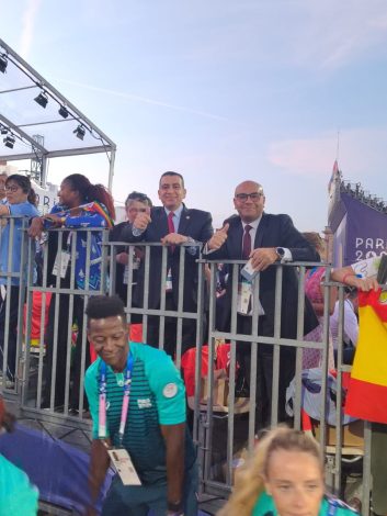 الوفد الحكومي يحضر افتتاح دورة الألعاب البارالمبية ممثلا عن وزير الرياضة 3 almomken.com kQoHAvYM