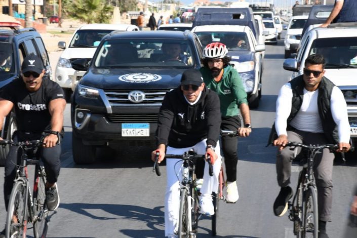 وزير الشباب والرياضة ومحافظ شمال سيناء يطلقان مهرجان الدراجات 7 almomken.com R8gvD7tz