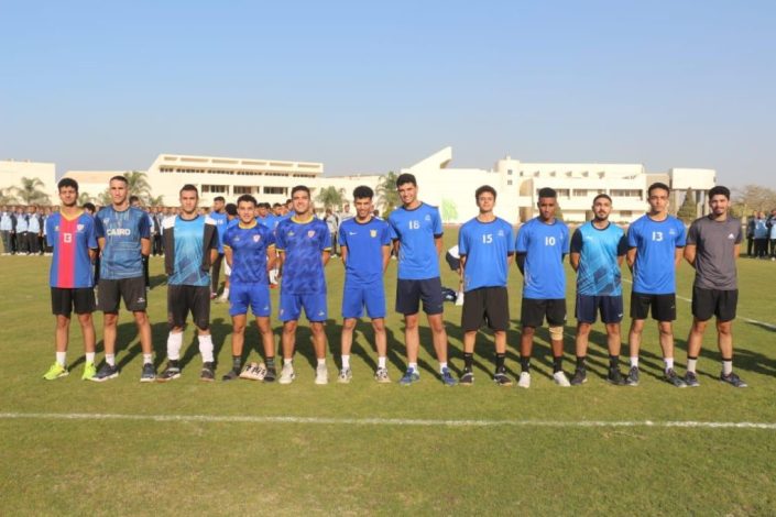 طلاب حلوان يشاركون في لقاء رياضي مع الكلية الجوية ضمن مبادرة بداية جديدة لبناء الأنسان 3 almomken.com iLTOuOYH