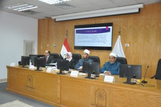 مواجهة المخاطر الإلكترونية بندوة بجامعة حلوان 