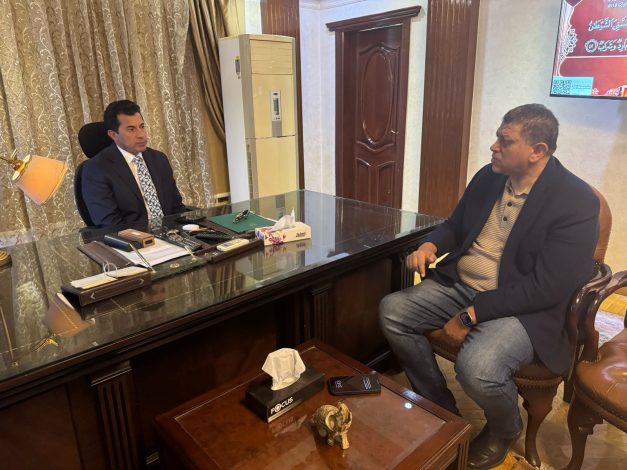 تطوير كرة اليد على مائدة حوار وزير الرياضة مع رئيس الاتحاد 1 almomken.com jI7QevgL