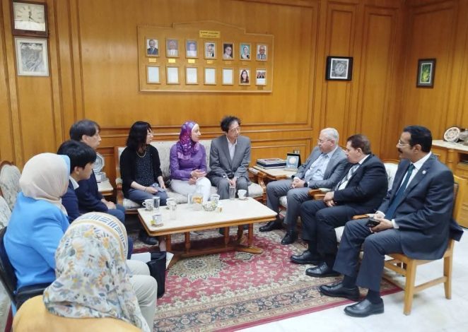 تربية حلوان تستقبل وفدا من جامعة فوكوي اليابانية 1 almomken.com FzLjJHgI