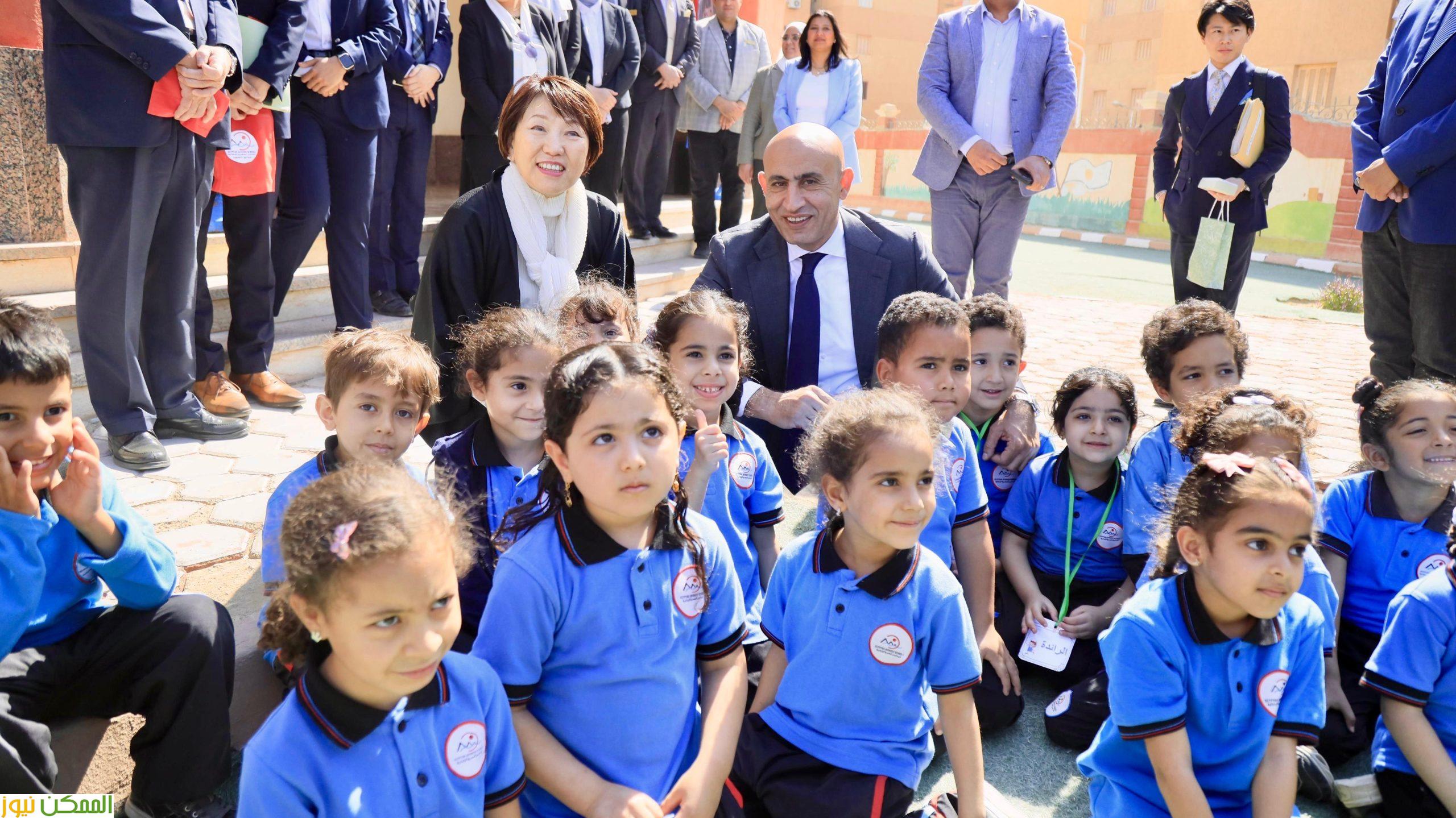 المدرسة المصرية اليابانية بحدائق أكتوبر تستقبل وزيري التعليم بمصر واليابان 5 المدرسة المصرية اليابانية بحدائق أكتوبر تستقبل وزيري التعليم بمصر واليابان